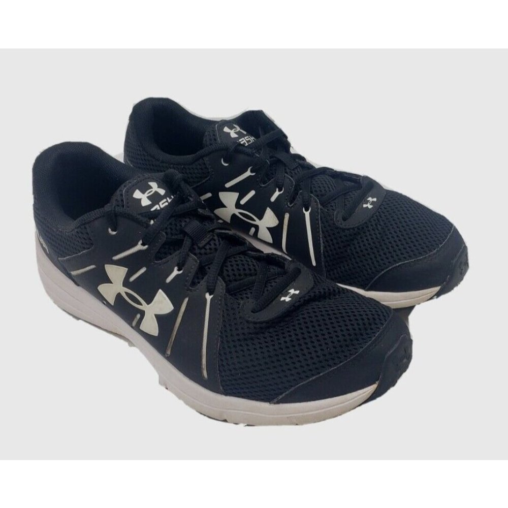 Under Armour Dash 2 Women's Size 10 Running Shoes Black White Athletic Sneakers